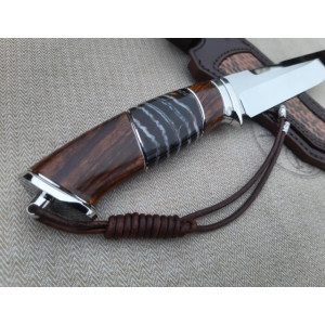 ЗУБ ТИГРА ІІ  ексклюзивний ніж ручної роботи майстра студії ALEKSANDR KASINEC, купити замовити в Україні (Сталь N690™ 60-61 HRC). Photo 2